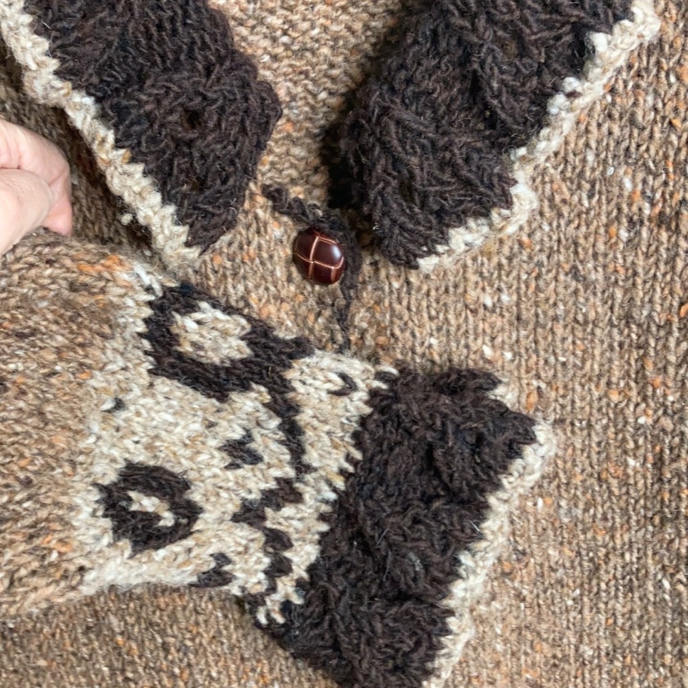 Blarney Woolen Mills handknit sweater coat - Picture 5 of 10